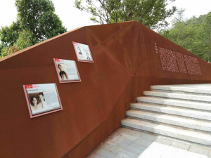 林甸耐候钢挡土墙